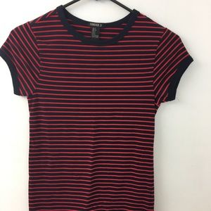 Fitted stripped T-shirt